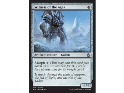 Witness of the Ages (Foil ANO, Stav Near Mint)