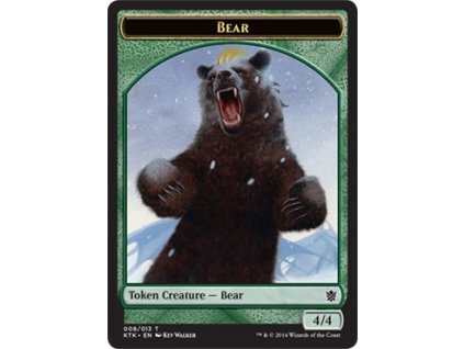 Bear token (Foil NE, Stav Near Mint)