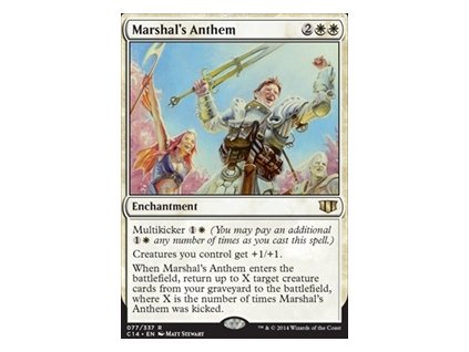 Marshal's Anthem (Foil NE, Stav Near Mint)