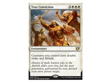 True Conviction (Foil NE, Stav Near Mint)