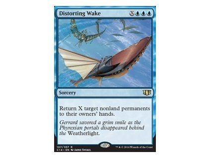 Distorting Wake