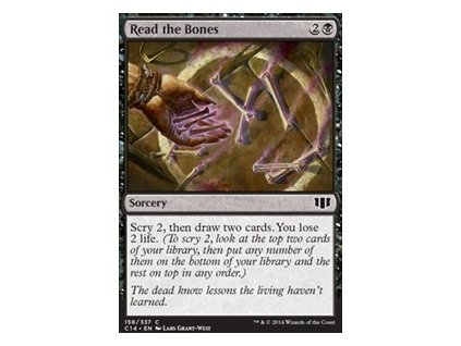 Read the Bones (Foil NE, Stav Near Mint)