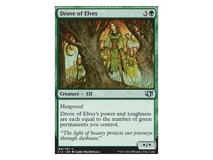 Drove of Elves (Foil NE, Stav Near Mint)
