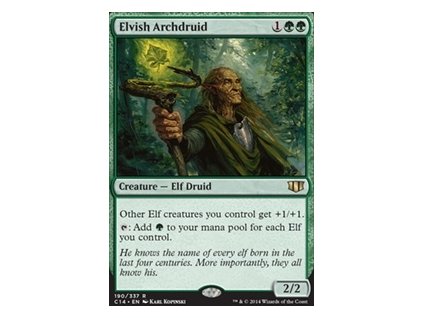 Elvish Archdruid (Foil NE, Stav Near Mint)