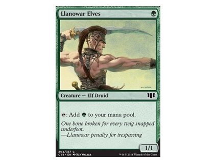 Llanowar Elves (Foil NE, Stav Near Mint)
