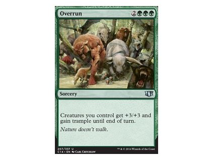 Overrun (Foil NE, Stav Near Mint)
