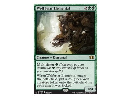 Wolfbriar Elemental (Foil NE, Stav Near Mint)