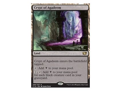 Crypt of Agadeem (Foil NE, Stav Near Mint)