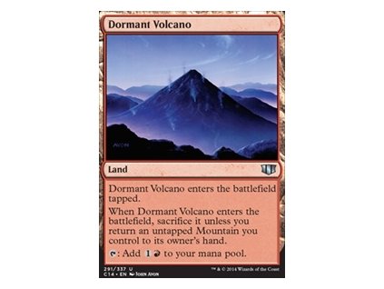 Dormant Volcano (Foil NE, Stav Near Mint)