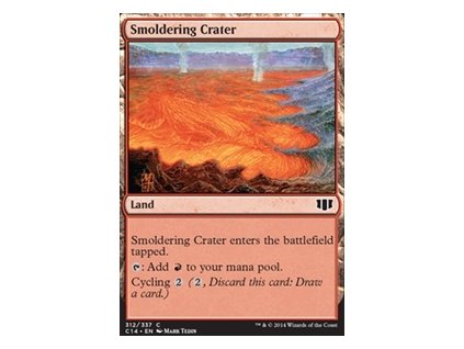 Smoldering Crater (Foil NE, Stav Near Mint)