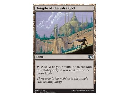Temple of the False God (Foil NE, Stav Near Mint)
