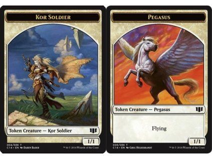 Kor Soldier // Pegasus Token