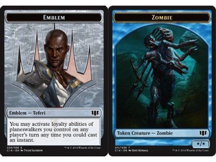 Teferi Emblem // Zombie Token