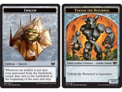 Daretti Emblem // Tuktuk the Returned Token