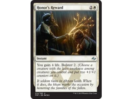 Honor's Reward (Foil ANO, Stav Near Mint)