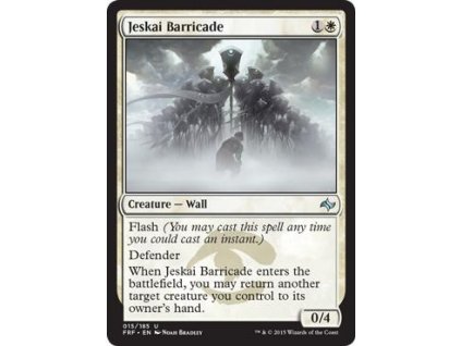 Jeskai Barricade (Foil ANO, Stav Near Mint)