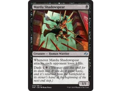 Mardu Shadowspear (Foil NE, Stav Near Mint)
