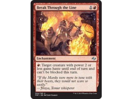 Break Through the Line