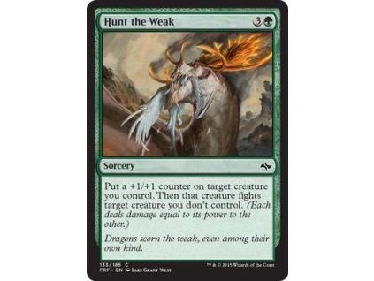Hunt the Weak