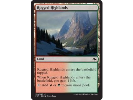 Rugged Highlands (Foil NE, Stav Near Mint)