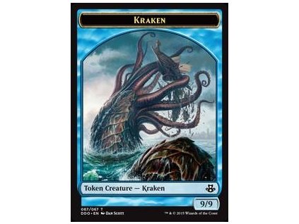 Kraken token (Foil NE, Stav Near Mint)