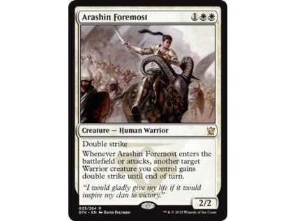 Arashin Foremost (Foil NE, Stav Near Mint)