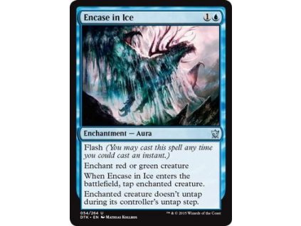 Encase in Ice (Foil NE, Stav Near Mint)