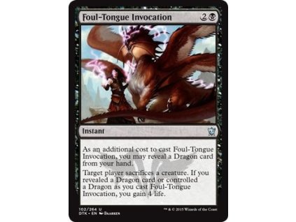 Foul-Tongue Invocation (Foil NE, Stav Near Mint)