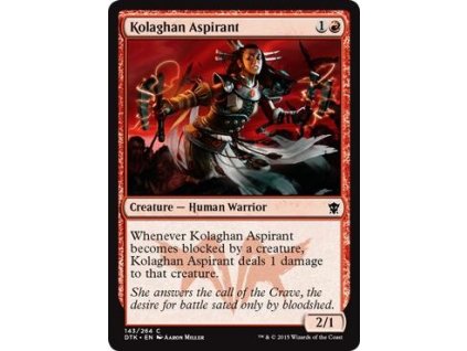 Kolaghan Aspirant (Foil ANO, Stav Near Mint)