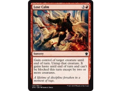 Lose Calm (Foil NE, Stav Near Mint)