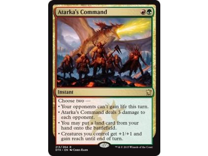 Atarka's Command (Foil NE, Stav Light Played)