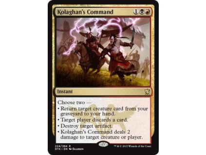 Kolaghan's Command (Foil NE, Stav Near Mint)