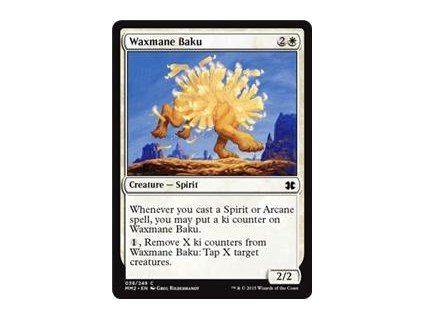 Waxmane Baku (Foil NE, Stav Near Mint)