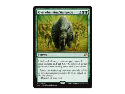 Overwhelming Stampede (Foil NE, Stav Near Mint)