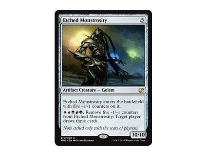 Etched Monstrosity (Foil NE, Stav Near Mint)