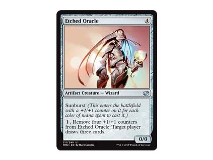 Etched Oracle (Foil NE, Stav Near Mint)