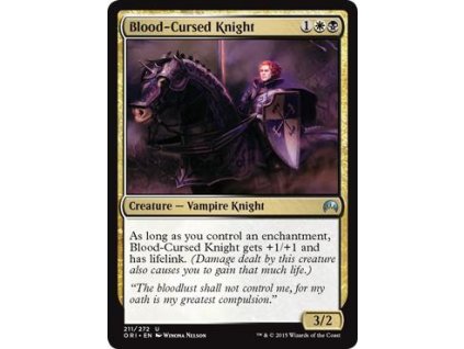Blood-Cursed Knight (Foil ANO, Stav Near Mint)