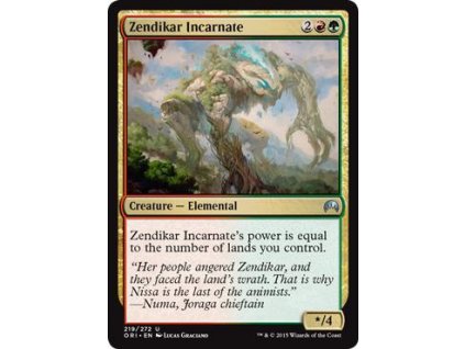 Zendikar Incarnate (Foil ANO, Stav Near Mint)