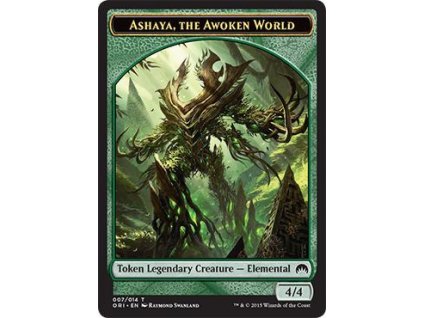 Ashaya, the Awoken World token (Foil NE, Stav Near Mint)