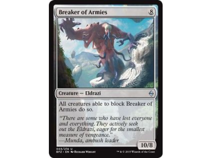 Breaker of Armies (Foil NE, Stav Near Mint)