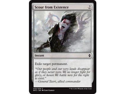 Scour from Existence