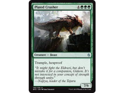 Plated Crusher