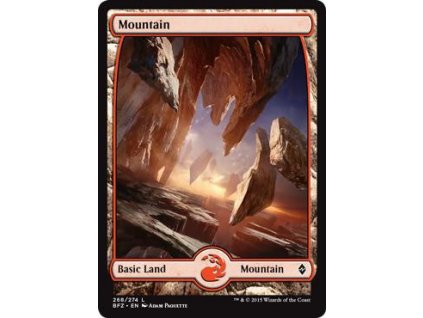 Mountain - Full Art (Foil ANO, Stav Near Mint)