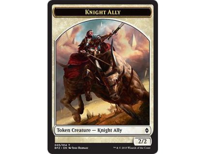 Knight Ally token (Foil NE, Stav Near Mint)