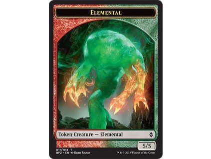 Elemental token (Foil NE, Stav Near Mint)