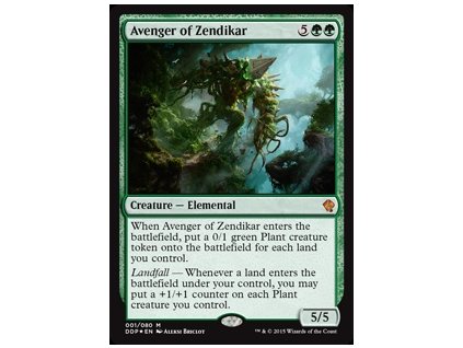 Avenger of Zendikar - DD FOIL (Foil NE, Stav Near Mint)