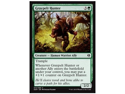 Graypelt Hunter (Foil NE, Stav Near Mint)