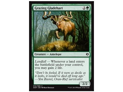 Grazing Gladehart (Foil NE, Stav Near Mint)