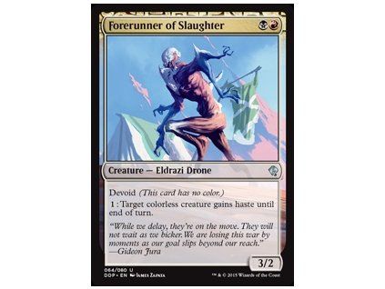 Forerunner of Slaughter