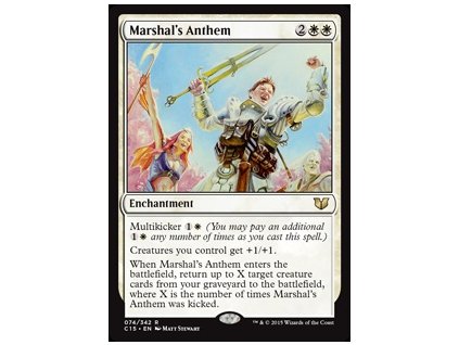 Marshal's Anthem (Foil NE, Stav Near Mint)